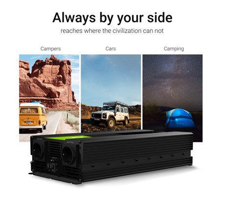 Green Cell strujni inverter 12V na 220V, 2000W/4000W (INV10)