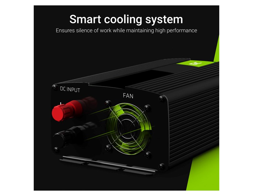 Green Cell strujni inverter 12V na 230V, 300W/600W (INV01DE)