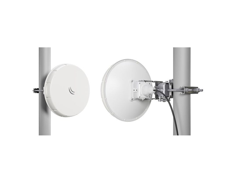 Mikrotik Wireless Wire nRAYG-60ad (2×LHGG-60ad za 60Ghz link), 60GHz antena, 802.11ad, two core 1.2GHz CPU, 256MB RAM, 1xG-LAN, RouterOS L3, POE, PSU