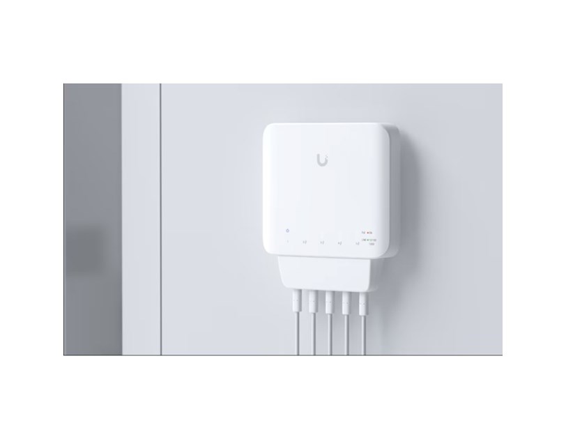 Ubiquiti UniFi 5-Port Gigabit Managed Ethernet switch, PoE support (USW-FLEX)