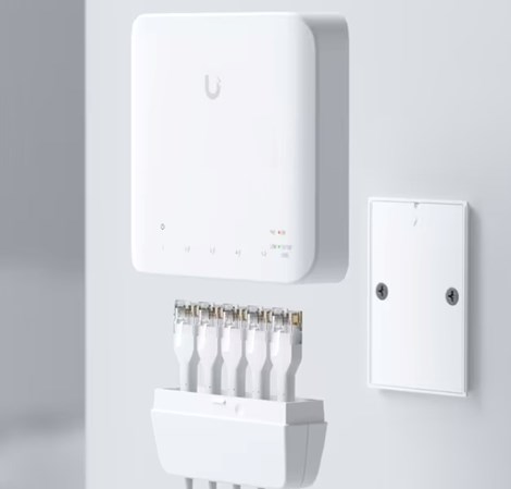 Ubiquiti UniFi 5-Port Gigabit Managed Ethernet switch, PoE support (USW-FLEX)