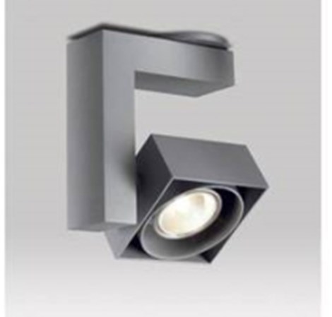 Delta Light spot reflektor nadgradni Spatio - sivi
