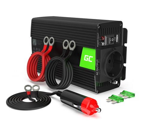 Green Cell strujni inverter 12V na 230V, 500W/1000W (INV03DE)