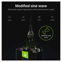 Green Cell strujni inverter 12V na 230V, 500W/1000W (INV03DE)