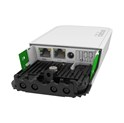 Mikrotik wAP ac LTE6 Kit, 710MHz CPU, 128MB RAM, 2×GLAN, 2.4Ghz/5Ghz 802.11b/g/n/an/ac, LTE CAT6 modem, MicroSIM, RouterOS L4, vanjsko kućište, PSU, Gbit PoE inj.