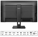 Philips 27" 276B1/00 QHD (2560x1440) IPS, Pivot, 75Hz, 4ms, 350 cd/m2, 2×HDMI/DP, 4×USB3.2, USB-C 90W, RJ-45, HDCP, zvučnici, crni