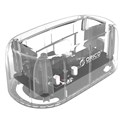 Orico Docking stanica 3.5" SATA HDD, USB3.1 Gen2/Type-C, prozirna, 12TB max (ORICO 6139C3-CR)