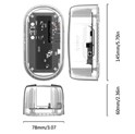 Orico Docking stanica 3.5" SATA HDD, USB3.1 Gen2/Type-C, prozirna, 12TB max (ORICO 6139C3-CR)