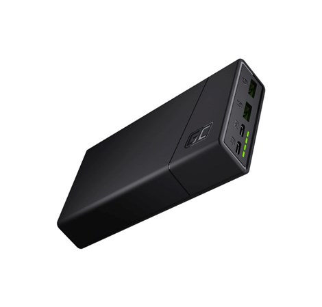 Green Cell Powerbank 20000 mAh, brzi punjač 2×USB + 2×USB-C, 18W