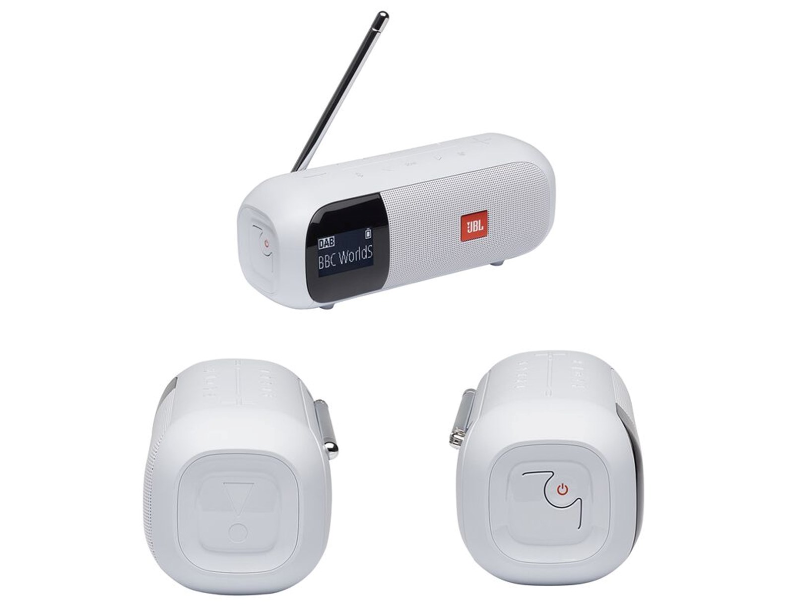 JBL Tuner 2 prijenosni radio BT4.2, vodootporan IPX7, bijeli