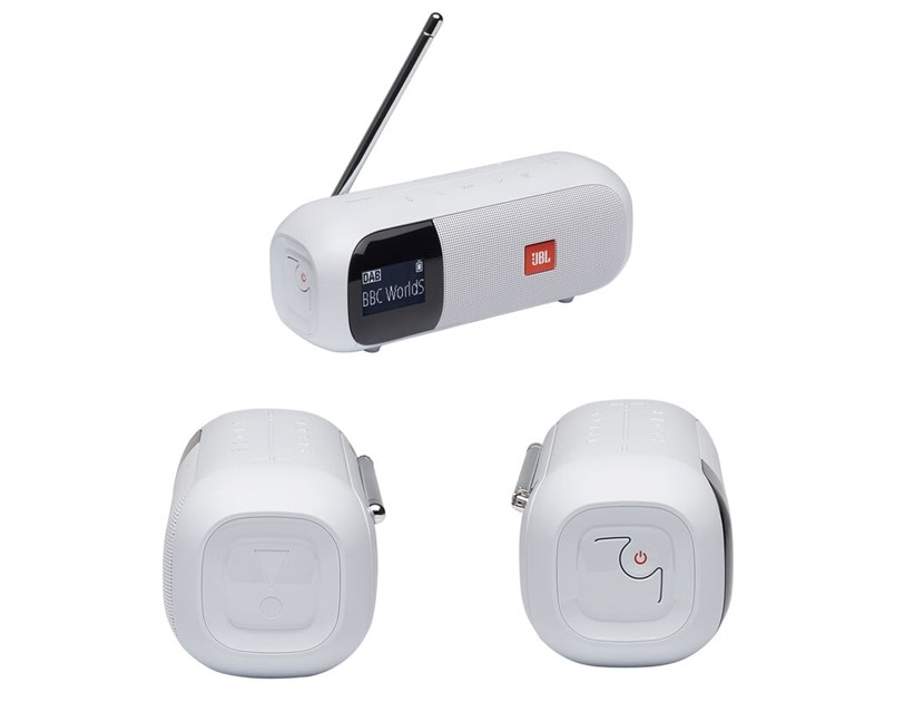 JBL Tuner 2 prijenosni radio BT4.2, vodootporan IPX7, bijeli