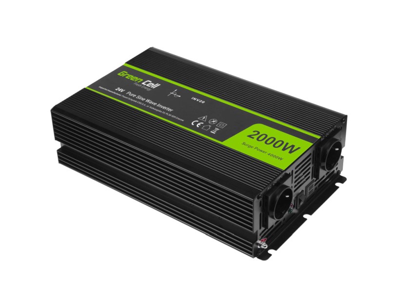 Green Cell inverter 24V na 230V 2000W/4000W Pure sine wave (INV20)