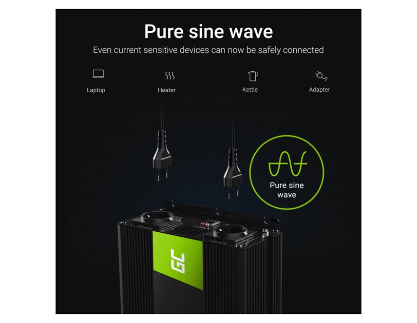 Green Cell inverter 24V na 230V 3000W/6000W Pure sine wave (INV21)