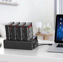 Orico Docking stanica 4×2.5"/3.5" SATA HDD, funkcija kloniranja, USB3.0 (ORICO-6648US3-C-V1-EU-BK-BP)