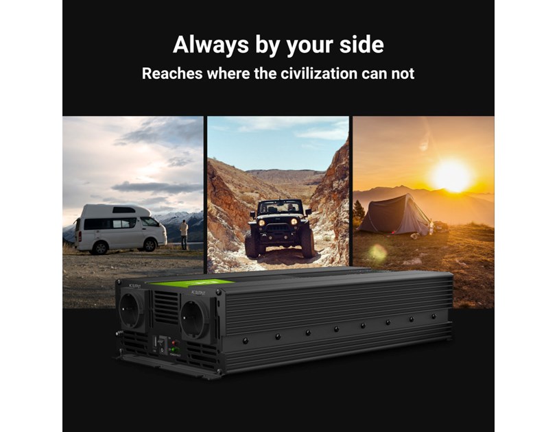 Green Cell inverter 24V na 230V 1500W/3000W Pure Sine wave