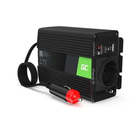 Green Cell inverter 12V na 230V, 150W/300W čisti sinus