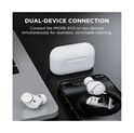 1MORE EVO BT5.2 bežične slušalice s mikrofonom, ANC, LDAC, aptX, IPX4, Sound ID App, 28h, bijele