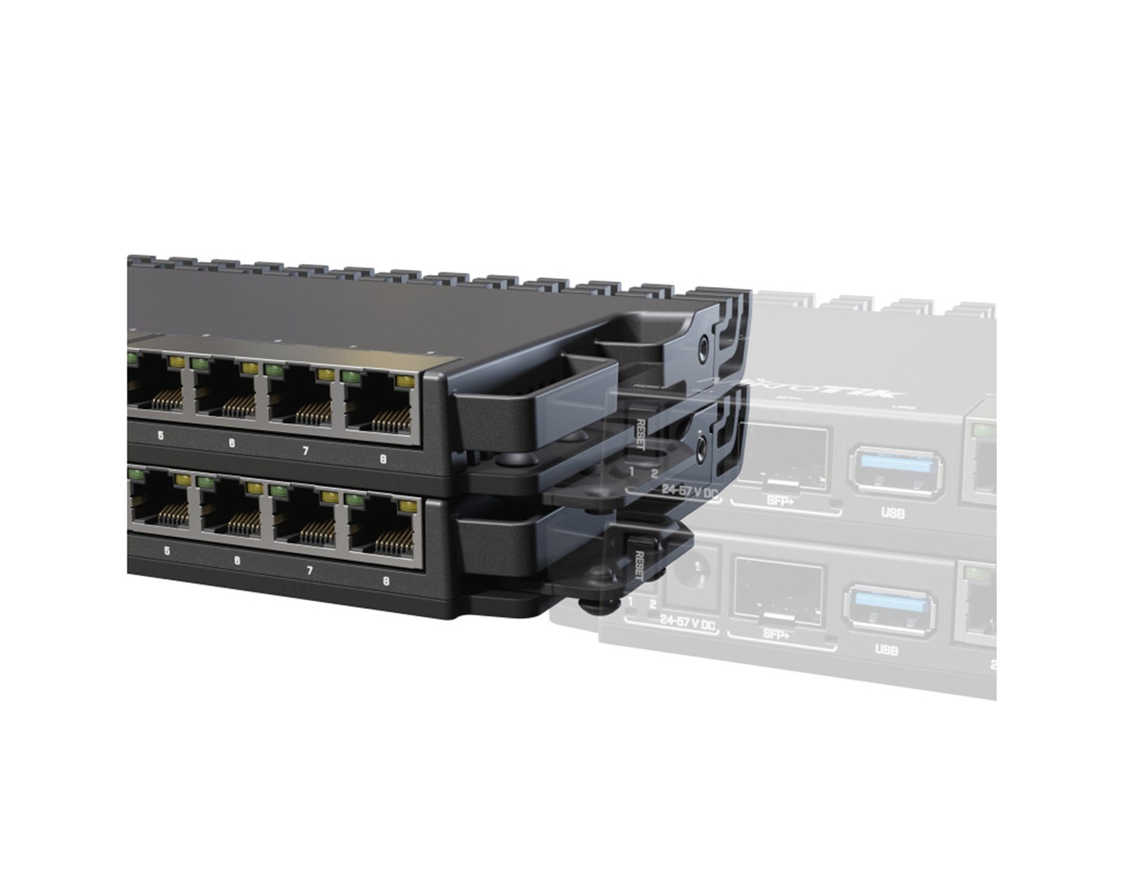 Mikrotik RB5009 rackmount kit (for mounting up to four RB5009 in rack)