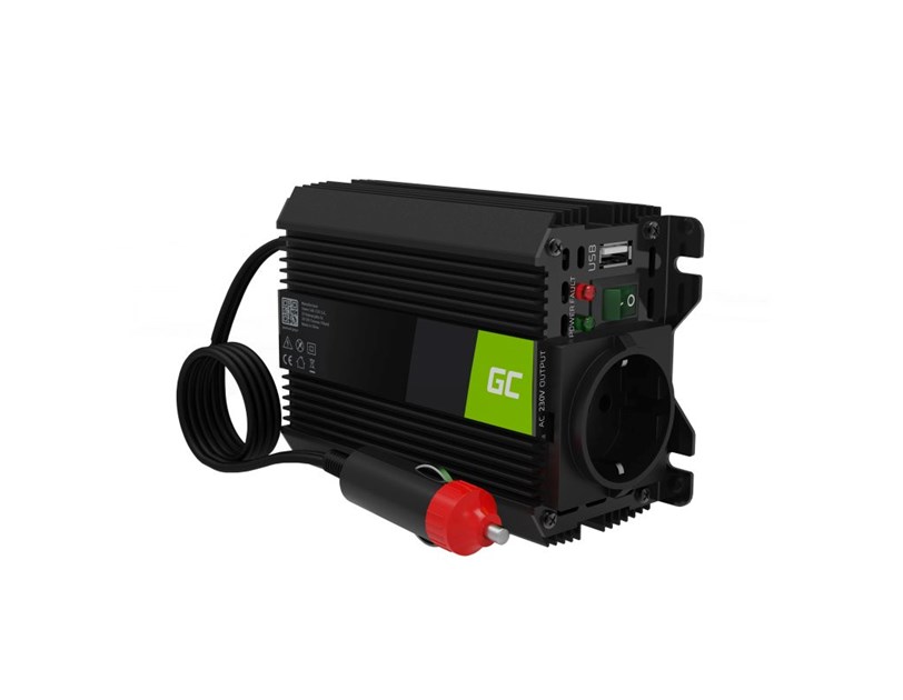 Green Cell strujni inverter PRO 12V na 230V, 150W/300W Modified sine wave (INVGC06)