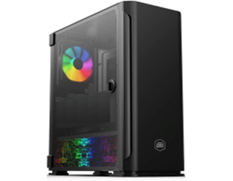 Bit Force GALAXY ATG-2 Midi Tower ARGB Gaming PC ATX kućište bez napajanja, crno