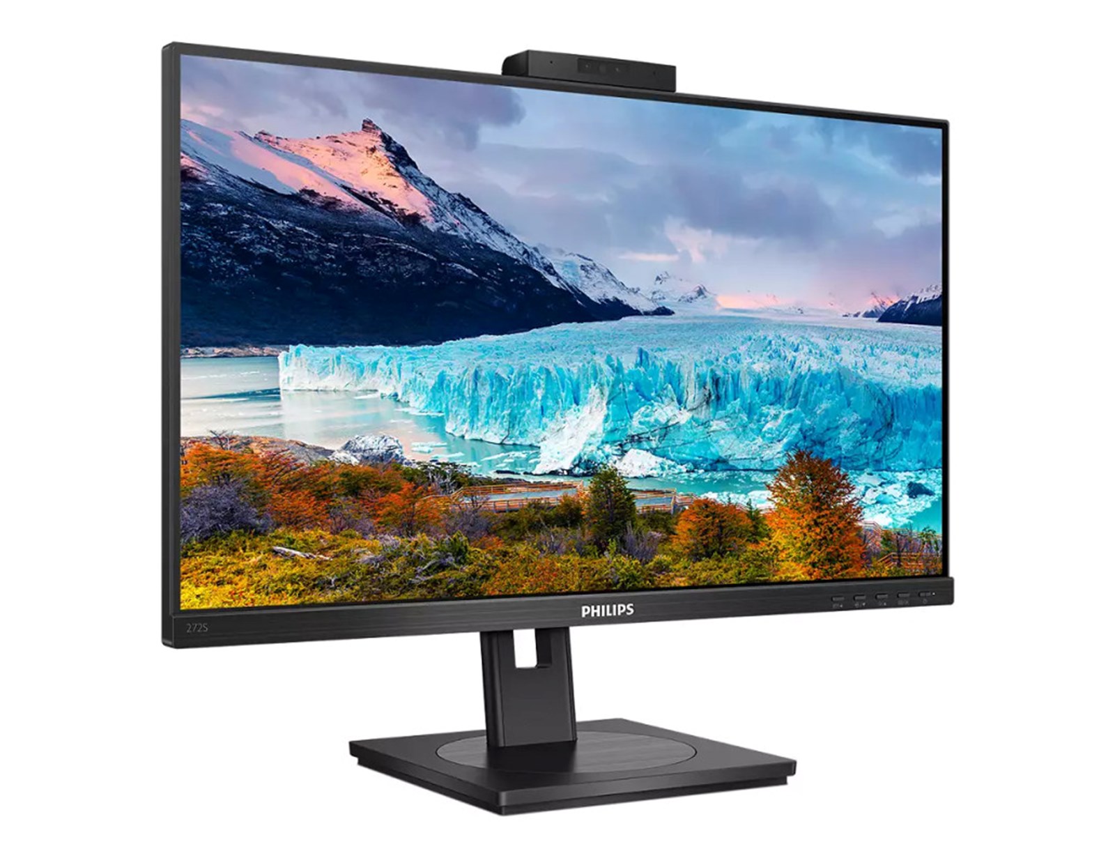 Philips 27" 272S1MH/00 FHD (1920×1080) IPS, 75Hz, web-kamera, 4ms, VGA/DVI-D/DP/HDMI, 3×USB3.2/USB2.0, Pivot, zvučnici, crni
