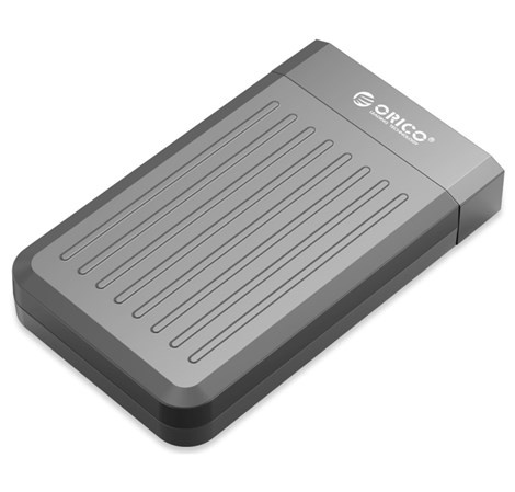Orico vanjsko kućište 3.5" SATA HDD/SSD s adapterom, do 9.5 mm, tool free, USB3.1 Gen1 tip C, sivo (ORICO-M35C3-EU-GY-BP-A)