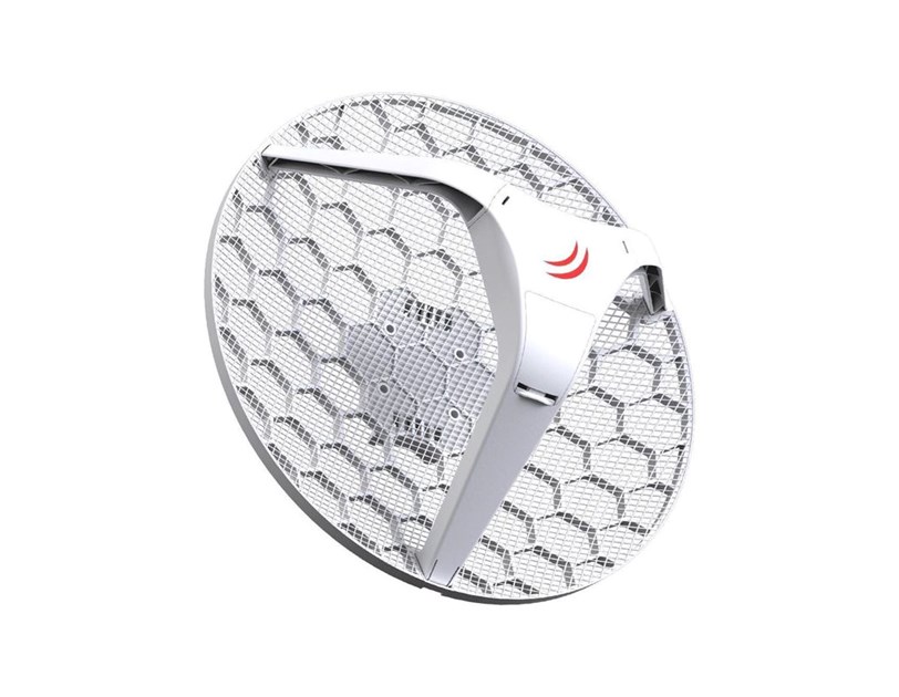 Mikrotik RBLHG-5nD-3 (LHG 5), Dual Chain 5Ghz 802.11an, 24.5dBi antena, 600MHz CPU, 64MB RAM, 1x LAN, POE, PSU, RouterOS L3 - BULK