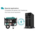 Fortron Source UPS Clippers Rack/Tower 6000VA/6000W, On-line double conversion, USB, RS-232, EPO, LCD, BEZ BATERIJA