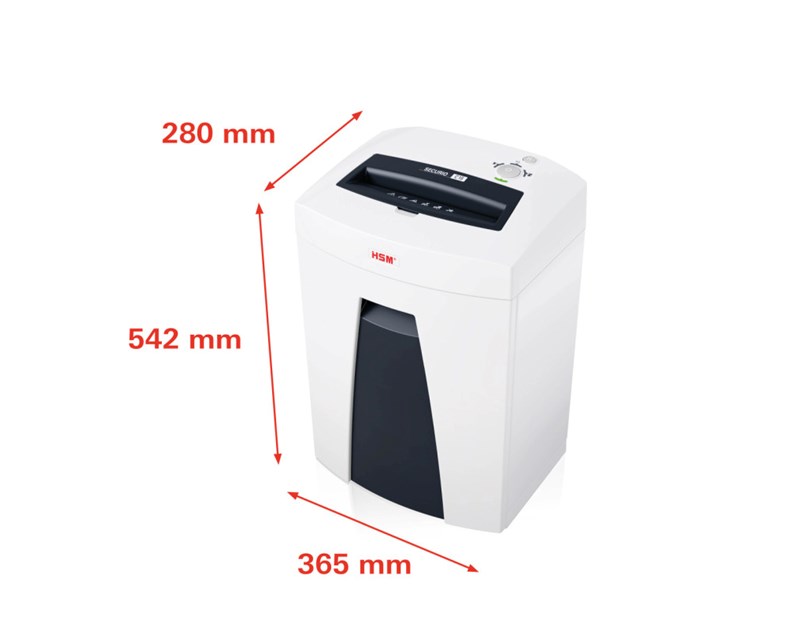 HSM securio C18 uništavač dokumenata, trakasti rez, 3.9mm, razina sigurnosti E-2/P-2/T-2, kapacitet 25l