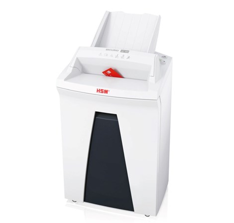 HSM securio AF150 uništavač dokumenata + CD medija, trakasti + poprečni rez, 4.5×30mm, razina sigurnosti E-3/F-1/O-3/P-4/T-4, automatski uvlakač papira, kapacitet 35l