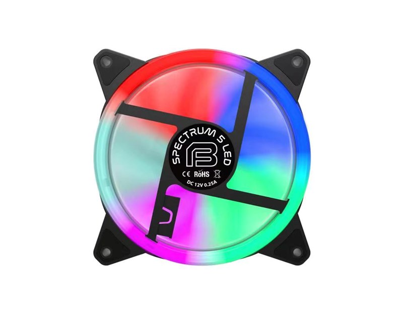 Bit Force SPECTRUM CF 5 LED PC hladnjak za kućište, šareni