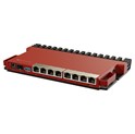 Mikrotik RouterBOARD L009UiGS-RM, 800MHz CPU, 512MB RAM, 8×G-LAN, 1×2.5G SFP, USB, desktop/1U rackmount kučište, PSU, K-79 rackmount kit, RouterOS L5