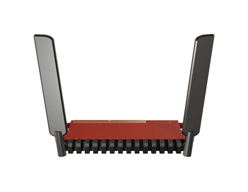 Mikrotik L009UiGS-2HaxD-IN, 800MHz CPU, 512MB RAM, 8×G-LAN, 1×2.5G SFP, 2.4 GHz 802.11b/g/n/ax dual-chain, 4dBi 2.4GHz eksterne antene, USB, desktop kučište, PSU, RouterOS L5