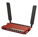 Mikrotik L009UiGS-2HaxD-IN, 800MHz CPU, 512MB RAM, 8×G-LAN, 1×2.5G SFP, 2.4 GHz 802.11b/g/n/ax dual-chain, 4dBi 2.4GHz eksterne antene, USB, desktop kučište, PSU, RouterOS L5