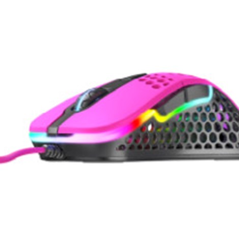 Cherry XTRFY M4 RGB igraći miš, 16000 cpi, USB, rozi