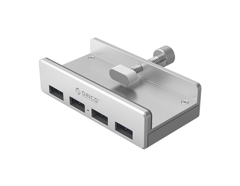 Orico 4-portni USB-A 3.0 HUB, 4xUSB-A 3.0 clip type , srebrni (ORICO-MH4PU-SV-BP)