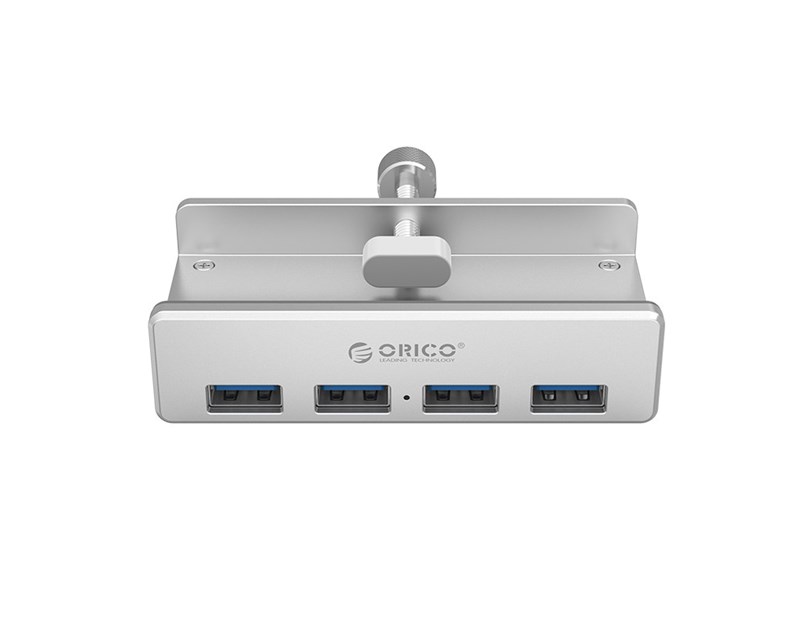 Orico 4-portni USB-A 3.0 HUB, 4xUSB-A 3.0 clip type , srebrni (ORICO-MH4PU-SV-BP)