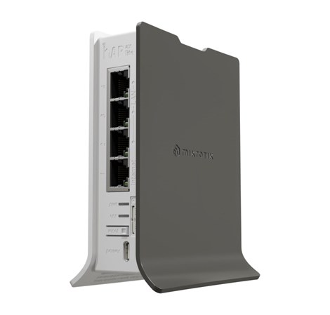 Mikrotik hAP ax Lite LTE6 kit, 800MHz CPU, 256MB RAM, 4×G-LAN, 2.4Ghz 802.11b/g/n/ax, LTE CAT6 modem, microSIM, tower kućište, PSU, antena 4.3dBi, RouterOS v7 L4