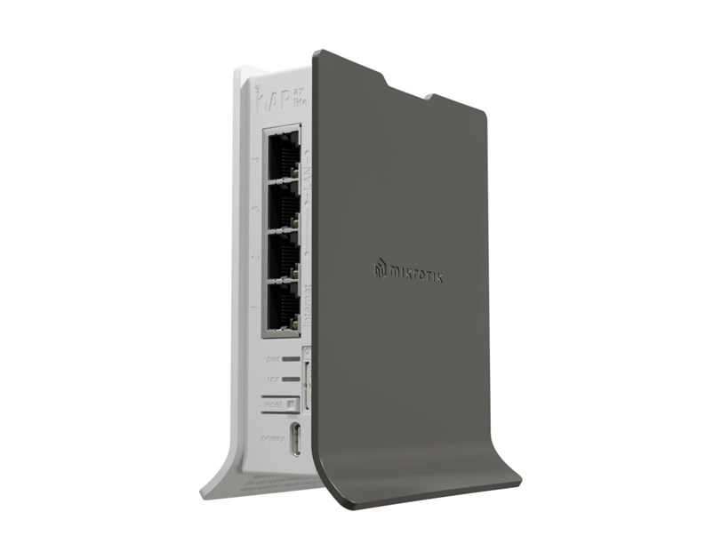 Mikrotik hAP ax Lite LTE6 kit, 800MHz CPU, 256MB RAM, 4×G-LAN, 2.4Ghz 802.11b/g/n/ax, LTE CAT6 modem, microSIM, tower kućište, PSU, antena 4.3dBi, RouterOS v7 L4