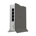 Mikrotik hAP ax Lite LTE6 kit, 800MHz CPU, 256MB RAM, 4×G-LAN, 2.4Ghz 802.11b/g/n/ax, LTE CAT6 modem, microSIM, tower kućište, PSU, antena 4.3dBi, RouterOS v7 L4