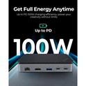 Orico 10-portni Docking station + M.2 kućište, 1x USB-C (100W), 1x USB 3.2, 1x USB-C, 2x USB-A 3.0, 1x HDMI, RJ-45, SD/TF