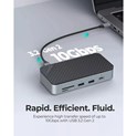 Orico 10-portni Docking station + M.2 kućište, 1x USB-C (100W), 1x USB 3.2, 1x USB-C, 2x USB-A 3.0, 1x HDMI, RJ-45, SD/TF