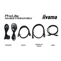 IIYAMA 27" XUB2792UHSU-B5 4K UHD (3840×2160) IPS, Pivot, 4ms, DVI/HDMI/DP, 2×USB3.2, zvučnici, crni