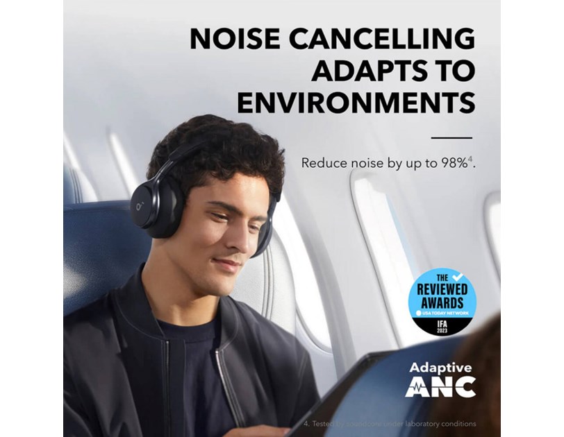 Anker Soundcore Space One naglavne bluetooth slušalice, crne, A3035G11