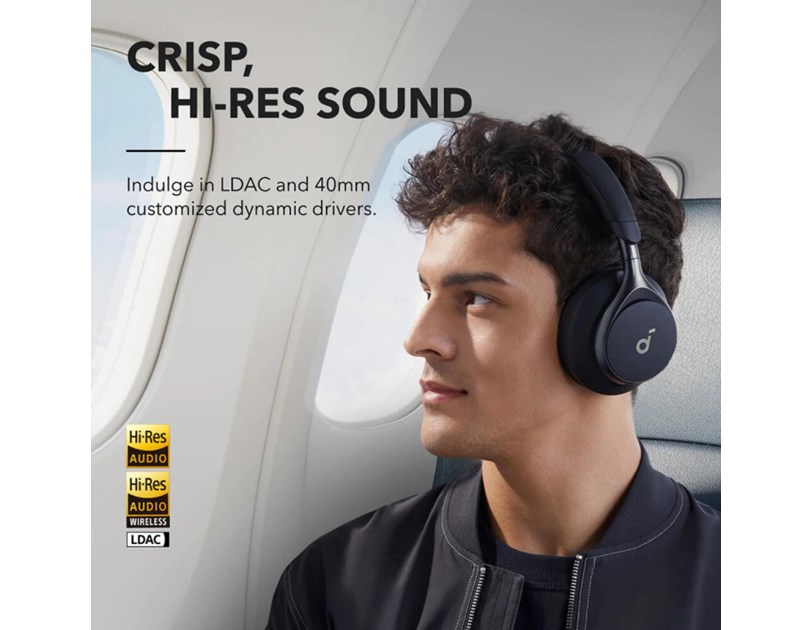 Anker Soundcore Space One naglavne bluetooth slušalice, crne, A3035G11
