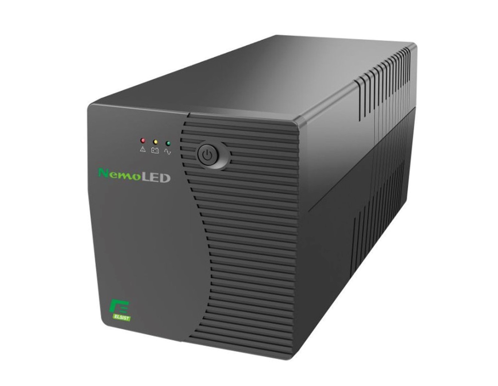 Elsist UPS NemoLED 160 1600VA/600W, Line-Interactive, 4×Schuko, 2x 12V/7Ah, 10min. autonomija