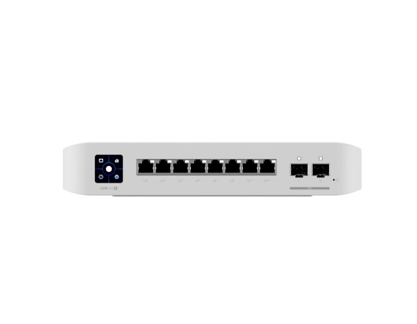 Ubiquiti UniFi Managed 8-port Gigabit Switch, 6xGbE PoE+, 2xGbE PoE++, 2x10G SFP+, 120W (USW-Pro-8-PoE)