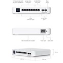 Ubiquiti UniFi Managed 8-port Gigabit Switch, 6xGbE PoE+, 2xGbE PoE++, 2x10G SFP+, 120W (USW-Pro-8-PoE)