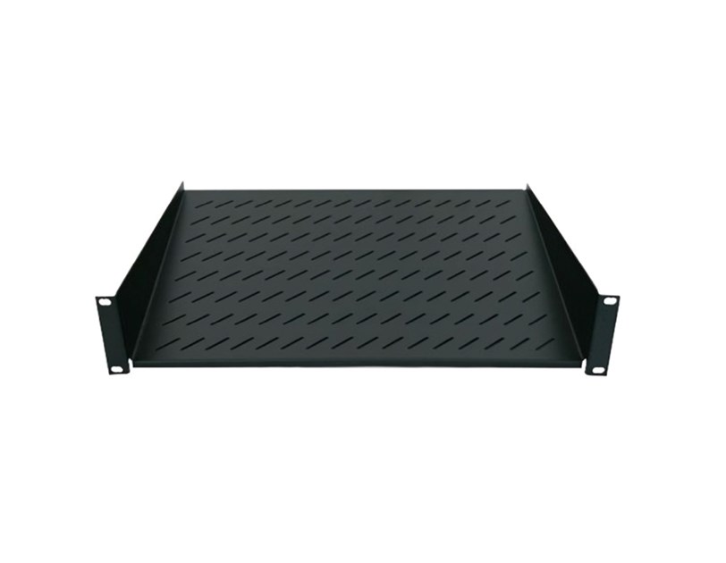Canovate 19" 2U Cantilever konzolna polica, pričvršćenje prednjim vijcima d=350mm, nosivost 15-25 kg (CCA-9-1002-01)