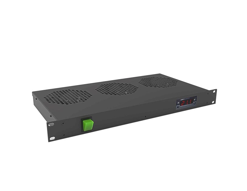 Canovate 19" 1U ugradbeni ventilacijski panel s 3 ventilatora  (CCA-9-2001)